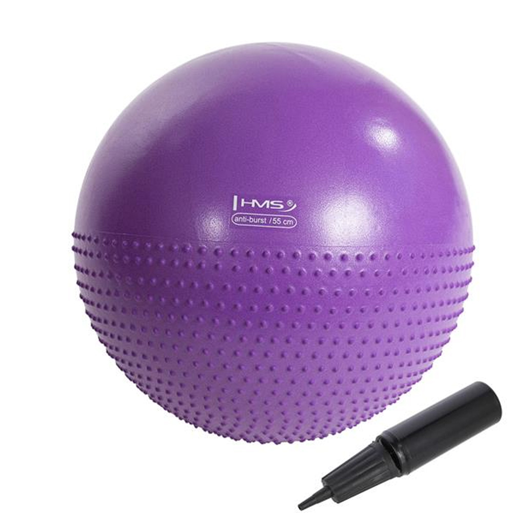 HMS Yoga Træningsbold 55 cm - Træningsudstyr | LavprisFitness.dk