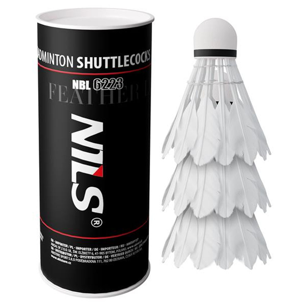 NILS Badminton LED Fjerbolde 3-Pak - | LavprisFitness.dk