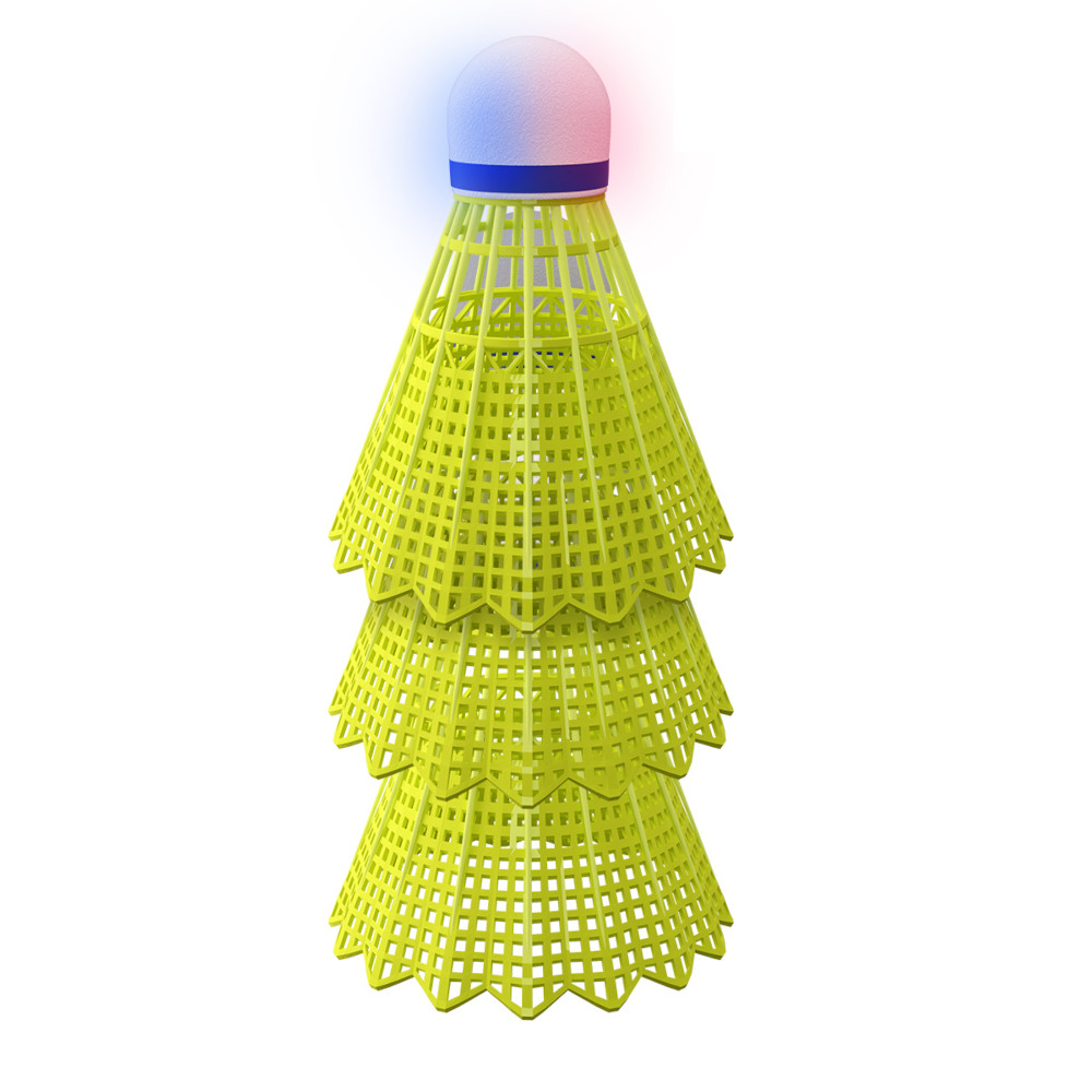 NILS Nylon LED Badmintonbolde 3-Pak - | LavprisFitness.dk