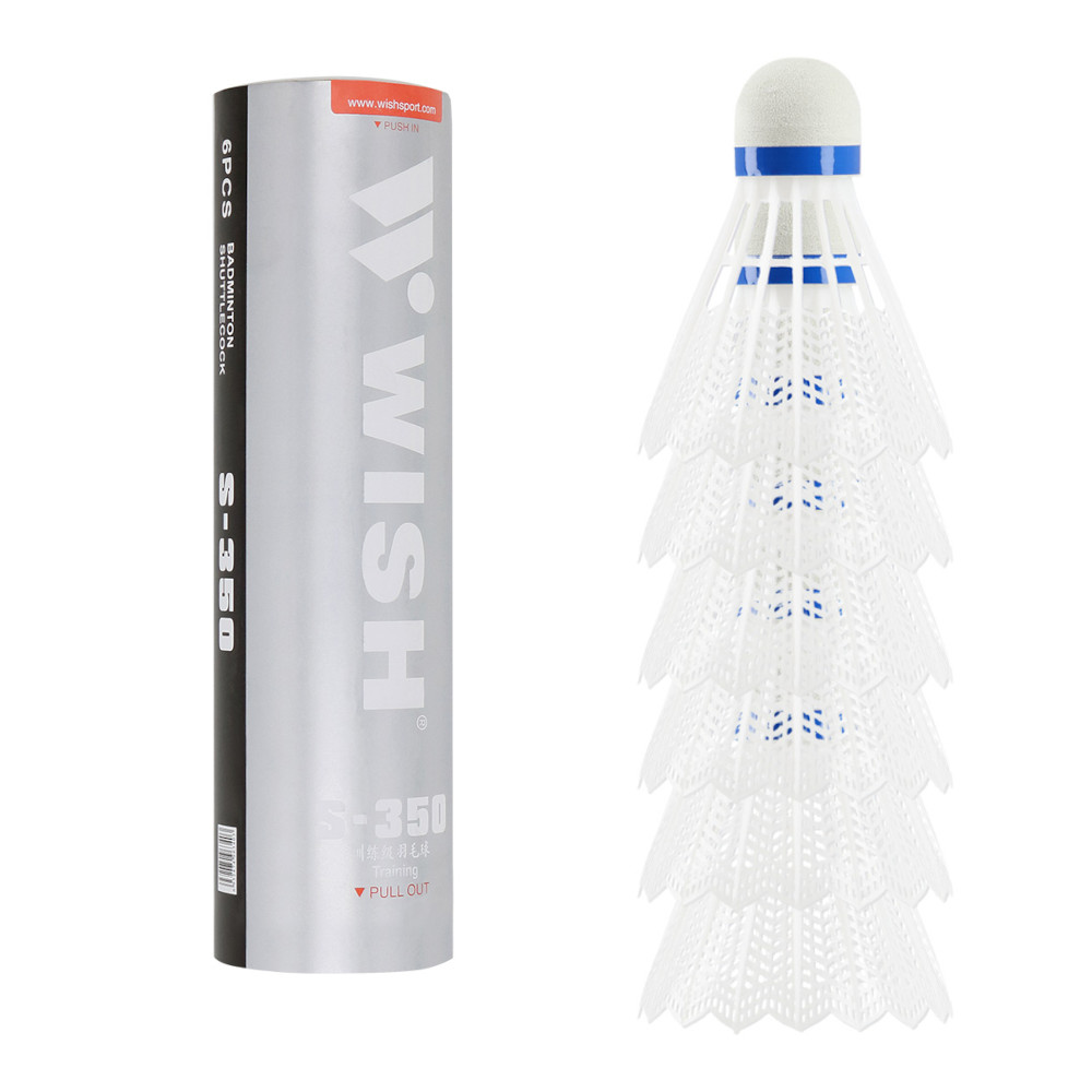 NILS Nylon Badmintonbolde 6-Pak - | LavprisFitness.dk