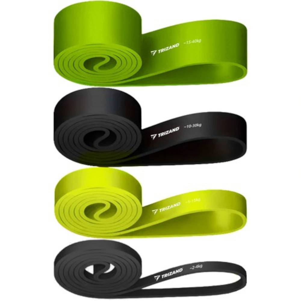 Powerband Træningselastik Sæt (2-40 kg) - Træningsudstyr | LavprisFitness.dk