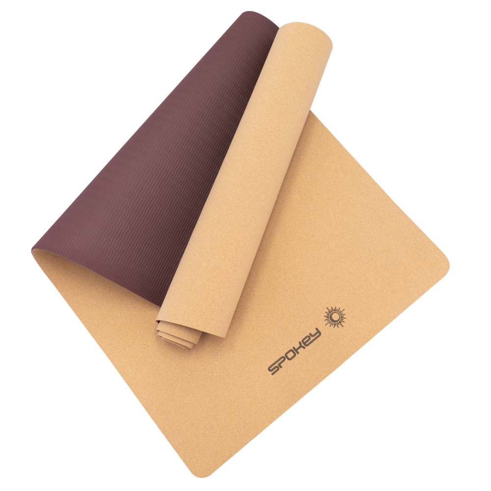 Spokey Yogamåtte Kork- 4 mm - Træningsudstyr | LavprisFitness.dk