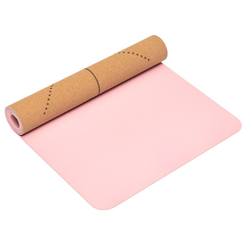 Spokey Yogamåtte Kork- 4 mm - Træningsudstyr | LavprisFitness.dk